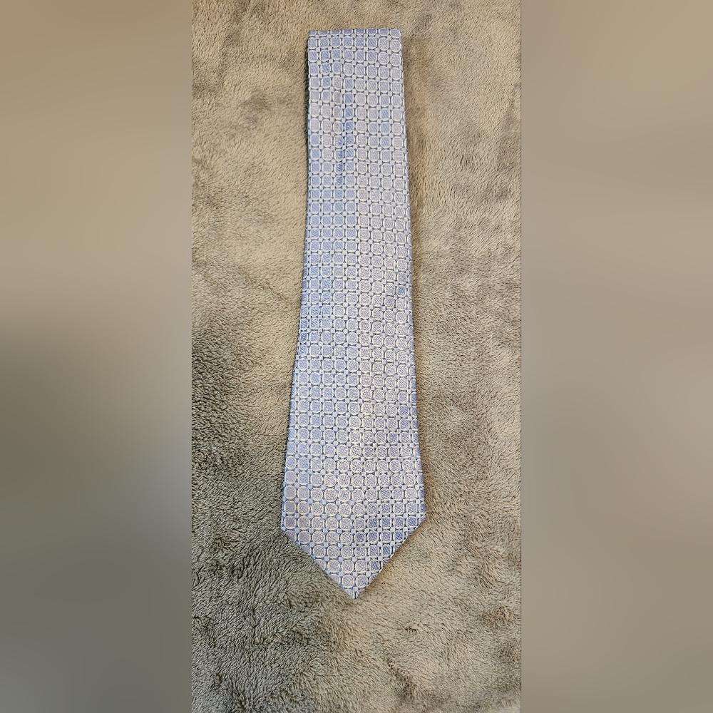CLUB ROOM Adult Powder Blue Necktie